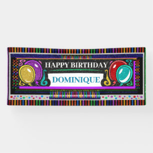 6 Foot Birthday Banner Happy Happy