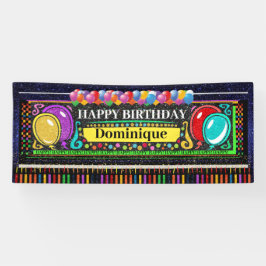 6 Foot Birthday Banner Happy Happy