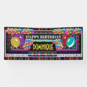 6 Foot Birthday Banner Happy Happy