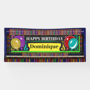 6 Foot Birthday Banner Happy Happy