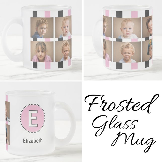 6 Foto Anfangsname Schwarz Rosa Mattglastasse (Von Creator hochgeladen)