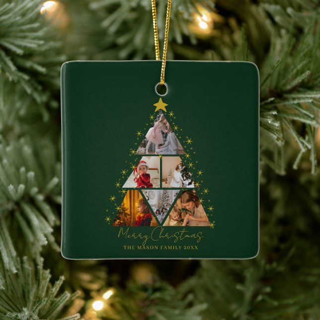 6 Foto Baumform Weihnachtserinnerung  Keramikornament (Von Creator hochgeladen)