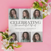 6 Foto-Beerdigungsdenkmal