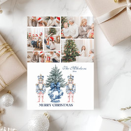 6 Foto Blaue Chinoiserie Nussknacker Weihnachten
