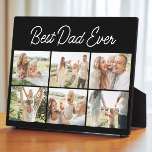 6 Foto-Collage Bester Vater Aller Zeiten Benutzerd Fotoplatte