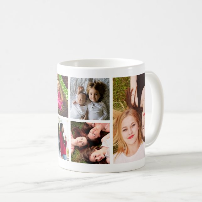 6 Foto Collage Coffee Tasse (VorderseiteRechts)