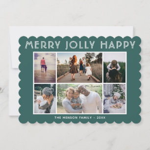 6 Foto-Collage Frohe Fröhliche Weihnachten