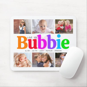 6 Foto Collage Liebe Sie Bubbie farbenfroh Moderne Mousepad