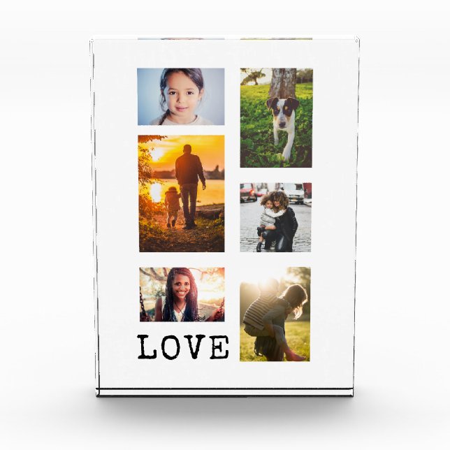 6 Foto-Frame-Collage Fotoblock (Vorderseite)