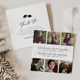 6 Foto Gemeinsamer Abschluss Dankeskarte