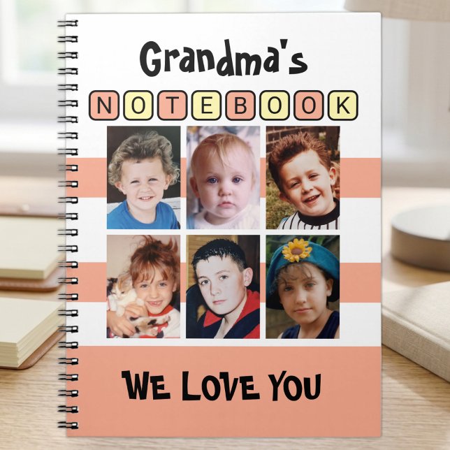 6 Foto Liebe dich Oma Pfirsich Notizblock (Von Creator hochgeladen)