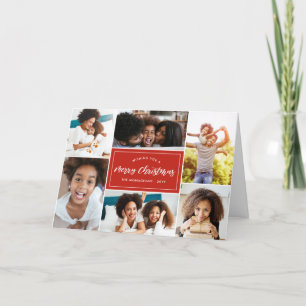 6 FotoCollage   Grüne Karierte Weihnachten