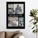 6 FotoCollage Optionaler Text — Farbe bearbeiten Poster (Personalized Poster - Add your photos and text)