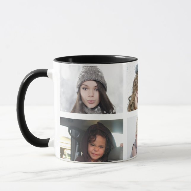 6 Fotos Foto Personalisiert Bilder Tasse (Links)