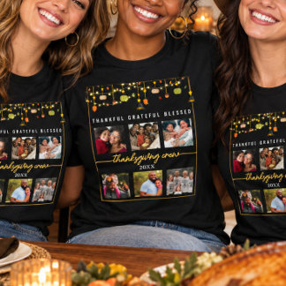 6 Fotos Rustikale Thanksgiving-Party-Spaß  T-Shirt