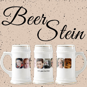 6 Fotos Text hinzufügen Bierglas