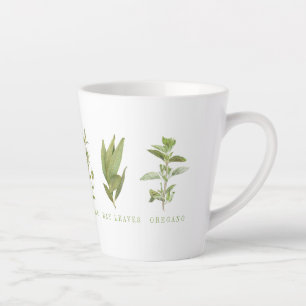 6 FRISCHE HERBS Latte Tasse