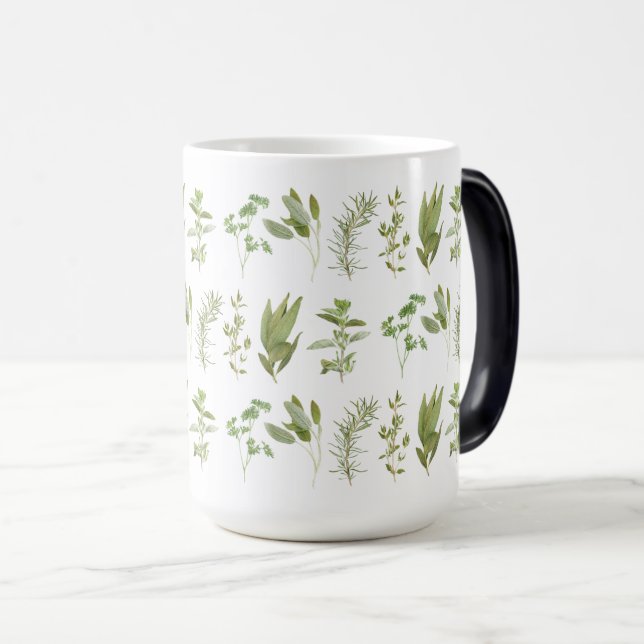 6 FRISCHE HERBS Tall Magic Morphing Tasse (alles i (VorderseiteRechts)