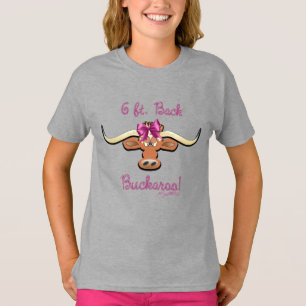 6 Ft. Hintere Buckaroo, einsame Kuh T-Shirt