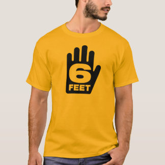 "6 FUTTERMITTEL" - T - Shirt der sozialen Distanz