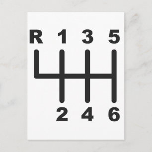 6-Gang-Gate Postkarte