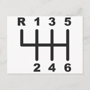 6-Gang-Gate Postkarte