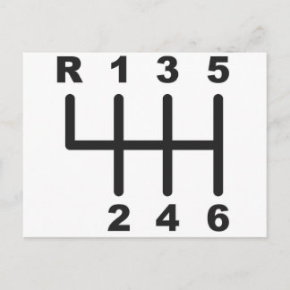 6-Gang-Gate Postkarte