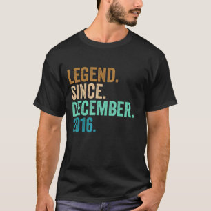 6. Geburtstag 6 Jahre alte Legende seit 20. Dezemb T-Shirt