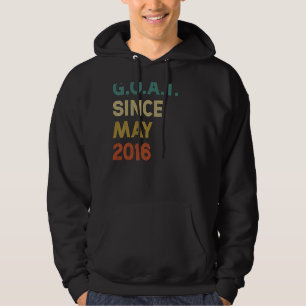 6. Geburtstag 6 Jahre alte Ziege seit Mai 2016 Hoodie