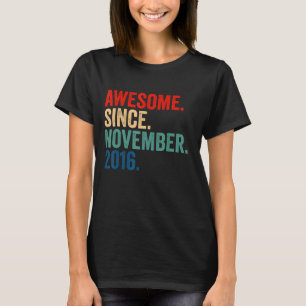 6. Geburtstag 6 Jahre Phantastisch seit 20. Novemb T-Shirt