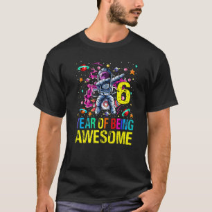 6 Geburtstag als Phantastischer Astronaut T-Shirt