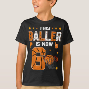 6. Geburtstag Basketball Dieser Baller ist jetzt s T-Shirt