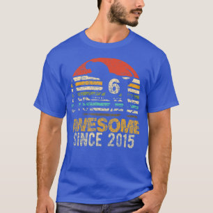 6. Geburtstag Dinosaurier 6 Jahre alter Junge Kind T-Shirt