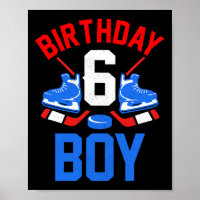 6. Geburtstag für Mädchen Jungen 6 Jahre alter Eis