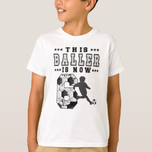 6. Geburtstag Geschenk Fußball Spieler 6 Jahre al T-Shirt