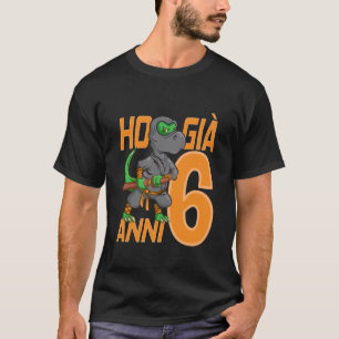 6. Geburtstag - Ich bin 6 Jahre alt - Sechs Jahre  T-Shirt