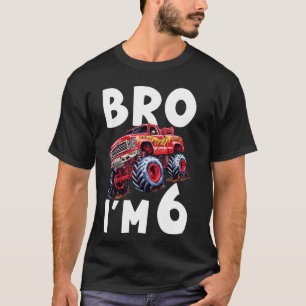 6. Geburtstag Junge Bro Iu2019m 6 Jahre alter Mons T-Shirt