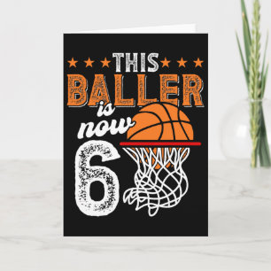 6. Geburtstag Jungen Sketll Spieler Dieser Ller Is Karte