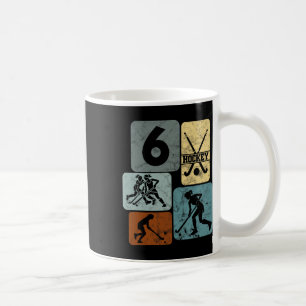 6. Geburtstag Mädchen Feldhockey 6 Jahre Hockey Kaffeetasse