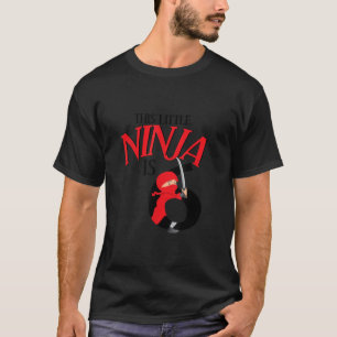 6. Geburtstag Ninja 6. 6. Party Ninja T-Shirt