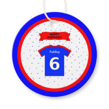 6. Geburtstag vielen Dank an die roten blauen Spor