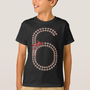 6. Geburtstagsbahn Thema 6 Jahre Jungen T-Shirt
