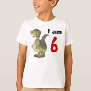 6. Geburtstagsdinosaurier-Geschenkidee T-Shirt