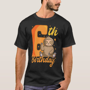 6. Geburtstagsfeier 6 Tage Party Feier T-Shirt