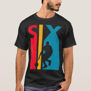 6. Geburtstagsgeschenk Sechs Vintage Basketball 6 T-Shirt