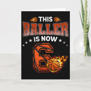 6. Geburtstagsgeschenke für Jungen Sketll Spieler Karte