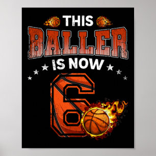 6. Geburtstagsgeschenke für Jungen Sketll Spieler  Poster