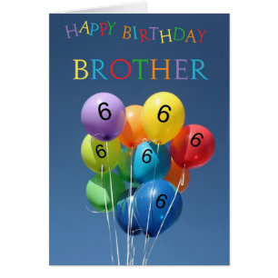 6. Geburtstagskarte: Luftballons