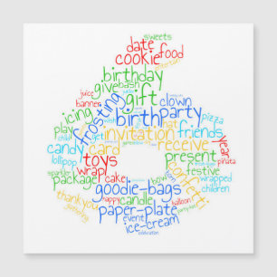 6. Geburtstagskarte Magnetkarte