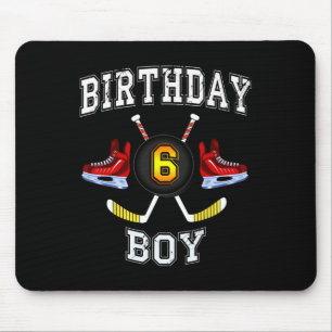 6. Geburtstagskind - Eishockey 6 Jahre alt Kind Mousepad